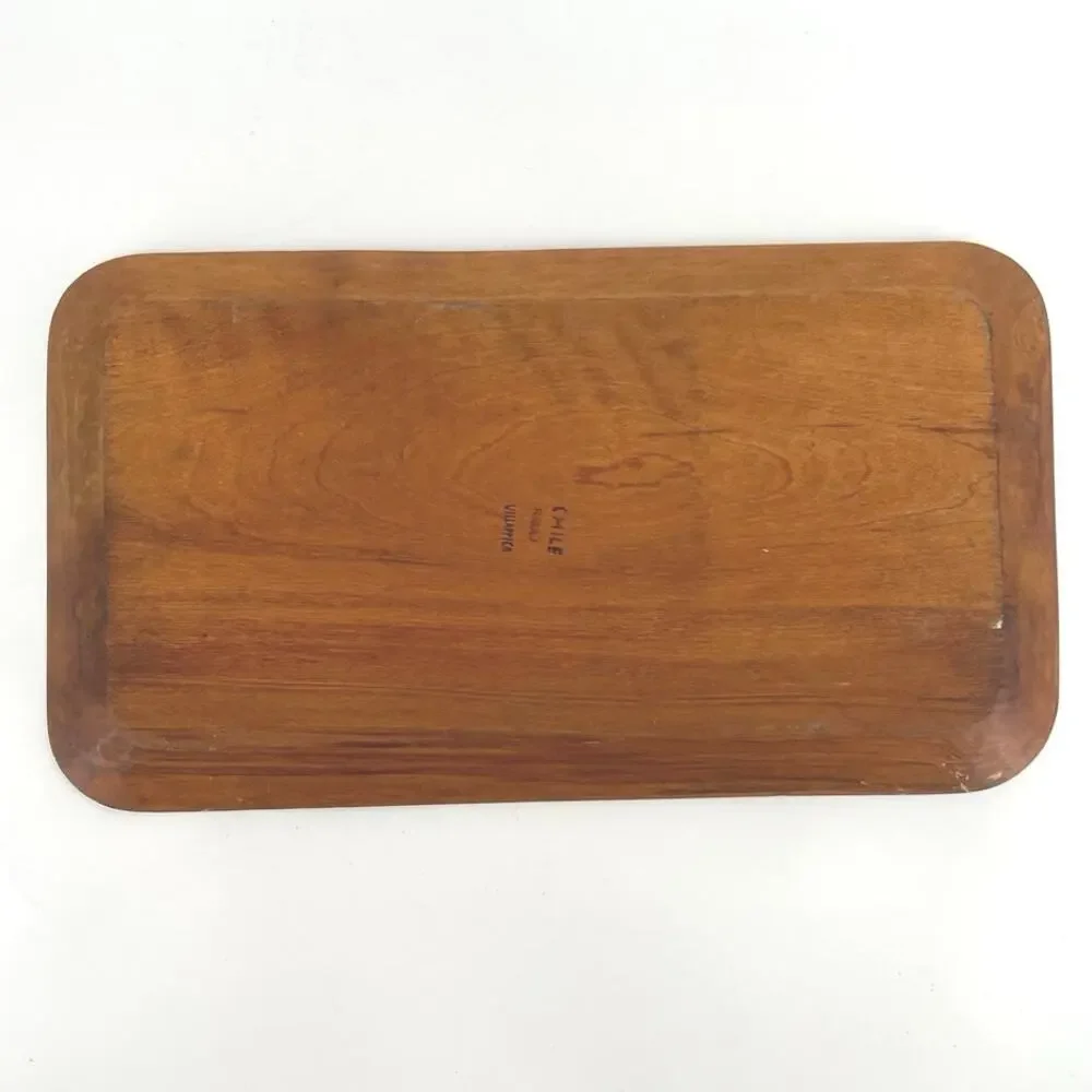 Rauli wood divided tray Villarrica Chile